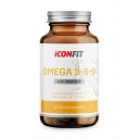 ICONFIT uztura bagātinātājs OMEGA 3-6-9 ar E vitamīnu, 90 kaps.